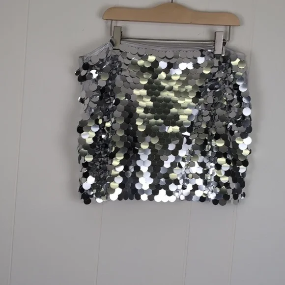 urban outfitters sequin Festival Mini skirt NWT medium - Picture 4 of 10